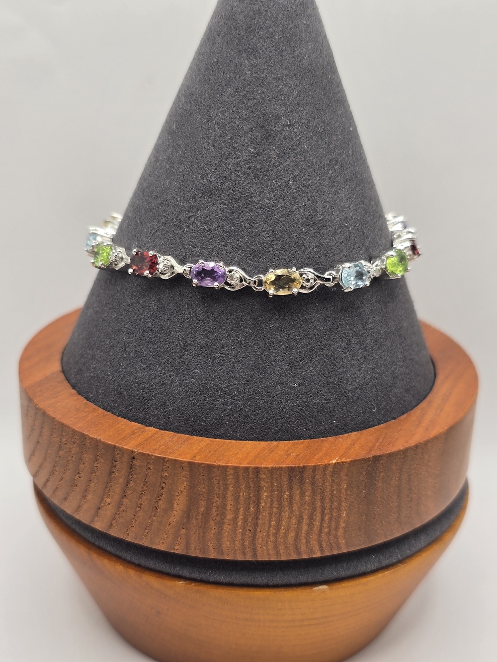 Multi-Gemstone Tennis Bracelet - Women Jewelry